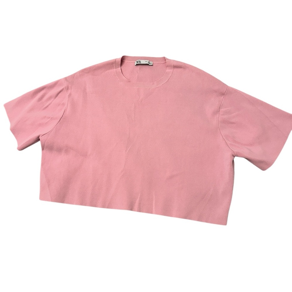 Zara Pink Women's Cropped Top